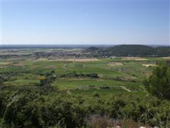 Magnifique panorama sur la piste des cistes
