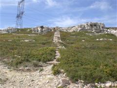 Escalier vers le paradis et vers une ciste